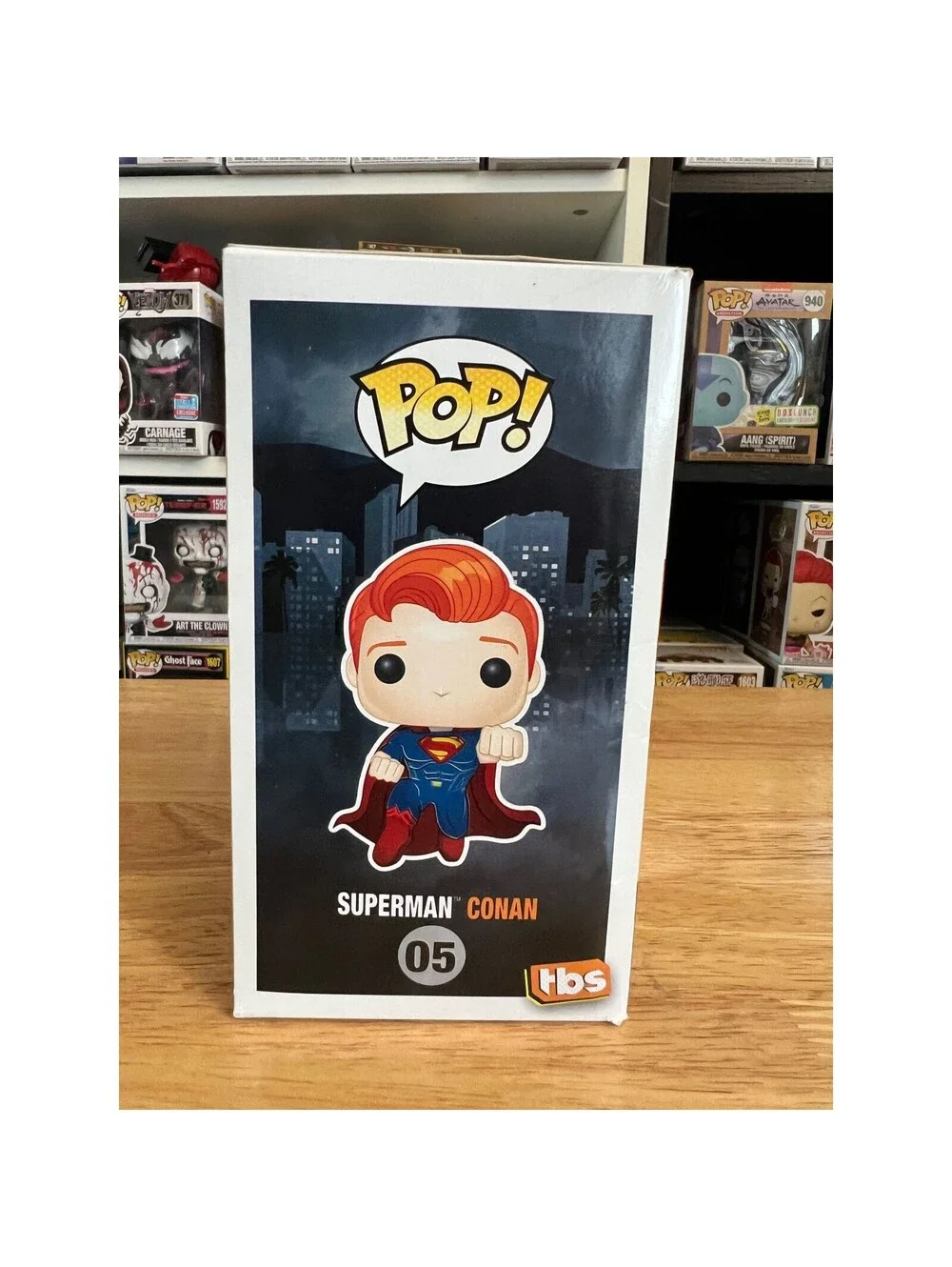 OFFICIAL SDCC VAULTED LIMITED EDITION Conan O'Brien as Superman Funko Pop #05 DC